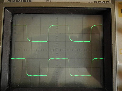 10Khzリンキング波形 補正後